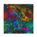 Abstract Colorful Galaxy Space Print Silk Bandana