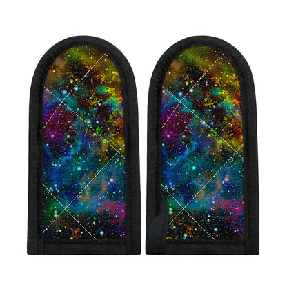 Abstract Colorful Galaxy Space Print Skillet Handle Cover