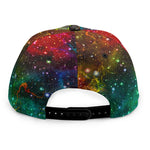 Abstract Colorful Galaxy Space Print Snapback Cap