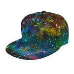 Abstract Colorful Galaxy Space Print Snapback Cap