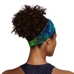 Abstract Colorful Galaxy Space Print Sports Headband