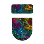 Abstract Colorful Galaxy Space Print Toilet Lid And Tank Cover Set