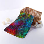 Abstract Colorful Galaxy Space Print Towel