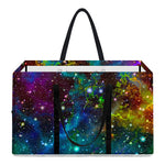 Abstract Colorful Galaxy Space Print Utility Tote Bag