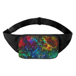 Abstract Colorful Galaxy Space Print Waist Bag