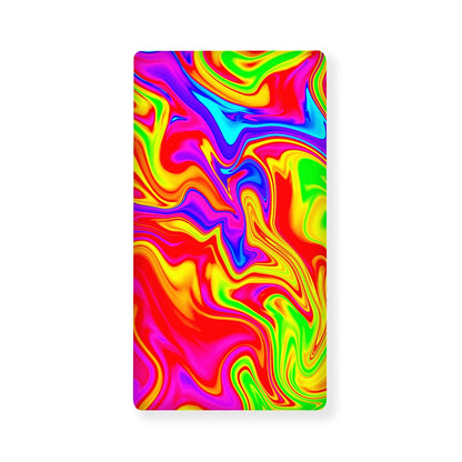 Abstract Colorful Liquid Trippy Print Baby Crib Sheet
