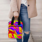 Abstract Colorful Liquid Trippy Print Bible Tote Bag