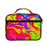 Abstract Colorful Liquid Trippy Print Briefcase Bible Bag