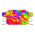 Abstract Colorful Liquid Trippy Print Car Windshield Snow Cover