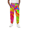 Abstract Colorful Liquid Trippy Print Cotton Pants