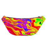 Abstract Colorful Liquid Trippy Print Fanny Pack