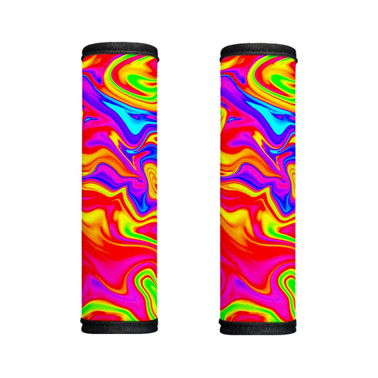 Abstract Colorful Liquid Trippy Print Handle Covers