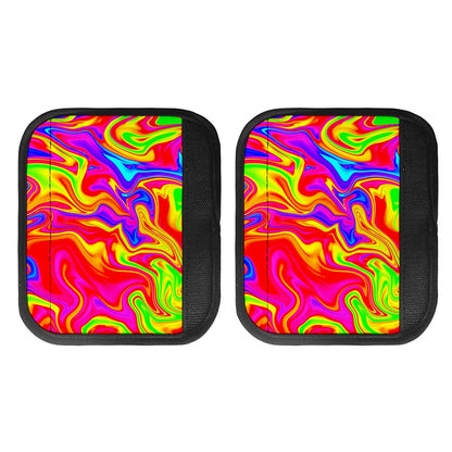 Abstract Colorful Liquid Trippy Print Handle Covers