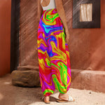 Abstract Colorful Liquid Trippy Print Harem Pants