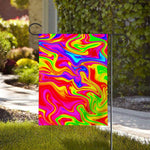 Abstract Colorful Liquid Trippy Print House Flag
