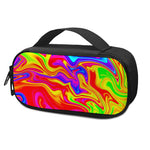 Abstract Colorful Liquid Trippy Print Insulin Cooler Travel Case