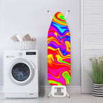 Abstract Colorful Liquid Trippy Print Ironing Board Cover