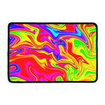 Abstract Colorful Liquid Trippy Print Kitchen Mat