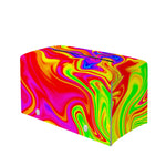 Abstract Colorful Liquid Trippy Print Leather Tissue Box Cover