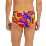 Abstract Colorful Liquid Trippy Print Men's Briefs