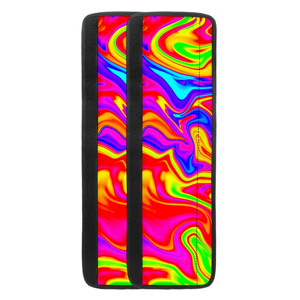 Abstract Colorful Liquid Trippy Print Refrigerator Handle Covers