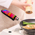 Abstract Colorful Liquid Trippy Print Skillet Handle Cover