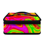 Abstract Colorful Liquid Trippy Print Small Lunch Bag