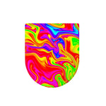 Abstract Colorful Liquid Trippy Print Toilet Lid Cover