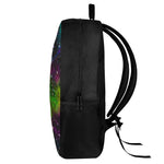 Abstract Dark Galaxy Space Print 17 Inch Backpack