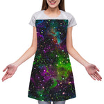 Abstract Dark Galaxy Space Print Adjustable Apron