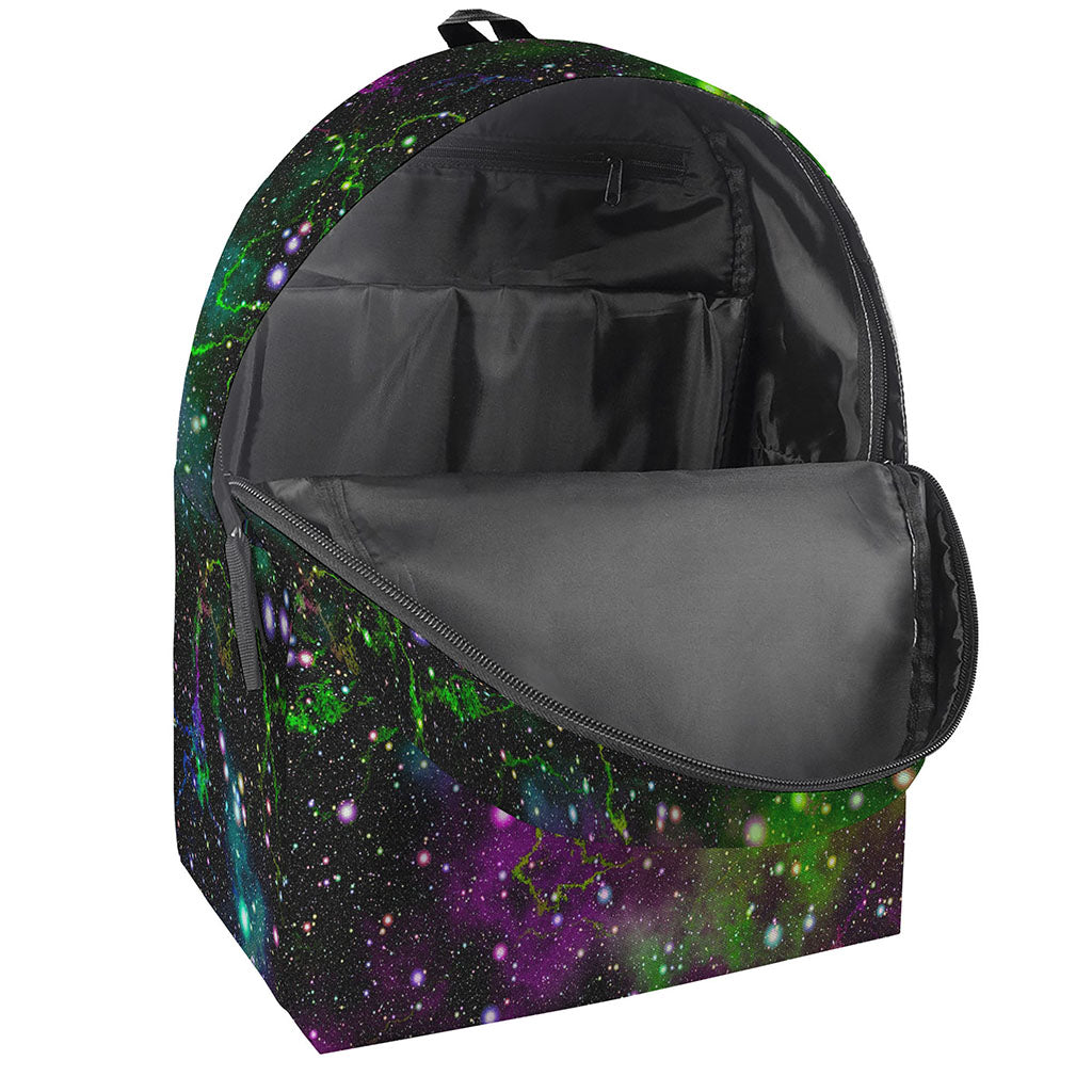 Abstract Dark Galaxy Space Print Backpack