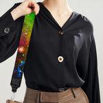 Abstract Dark Galaxy Space Print Bag Strap