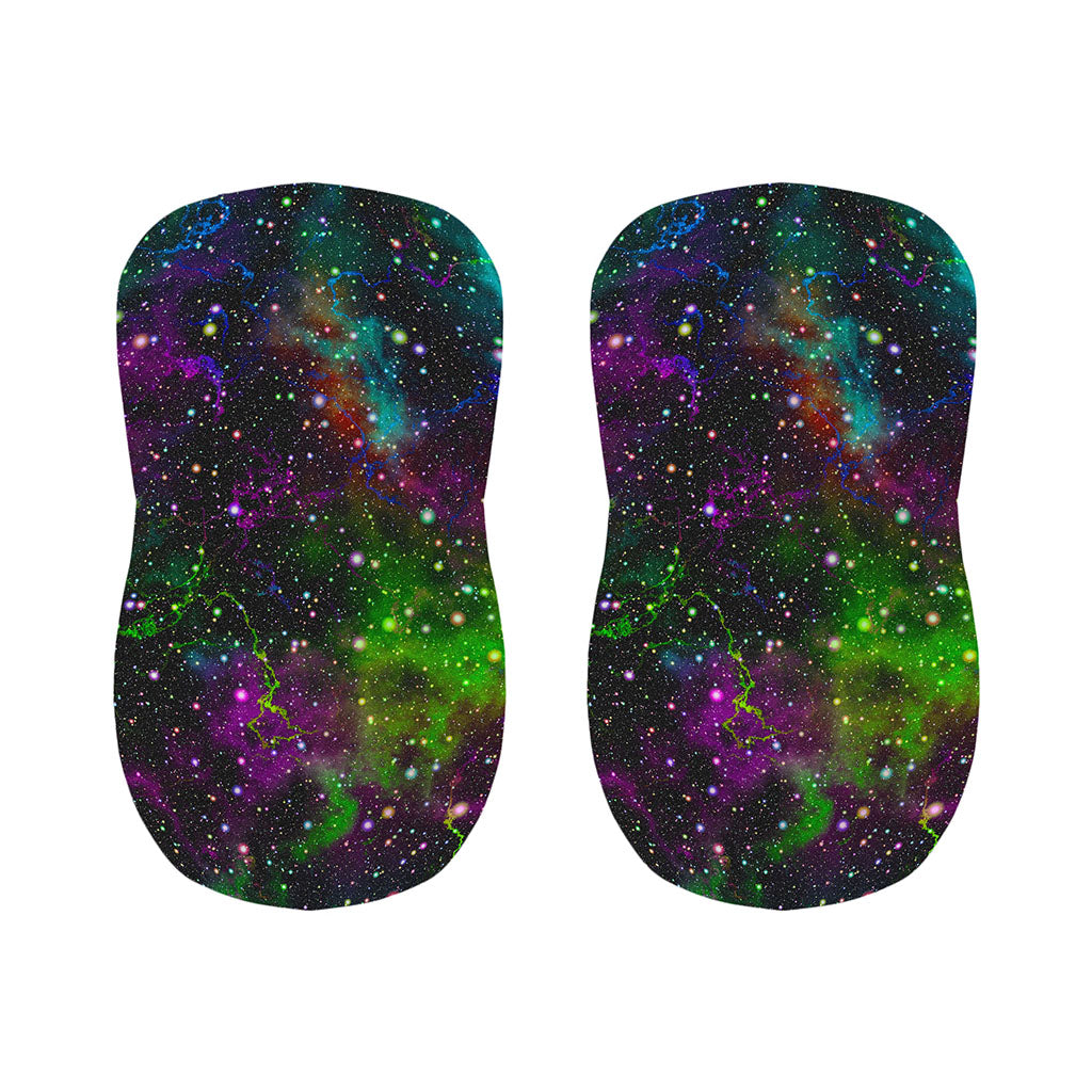 Abstract Dark Galaxy Space Print Bar Stool Covers
