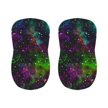 Abstract Dark Galaxy Space Print Bar Stool Covers