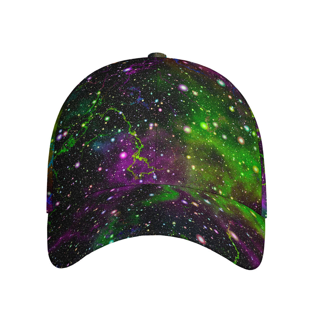 Abstract Dark Galaxy Space Print Baseball Cap