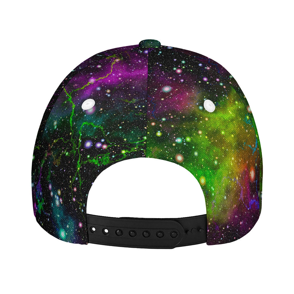 Abstract Dark Galaxy Space Print Baseball Cap