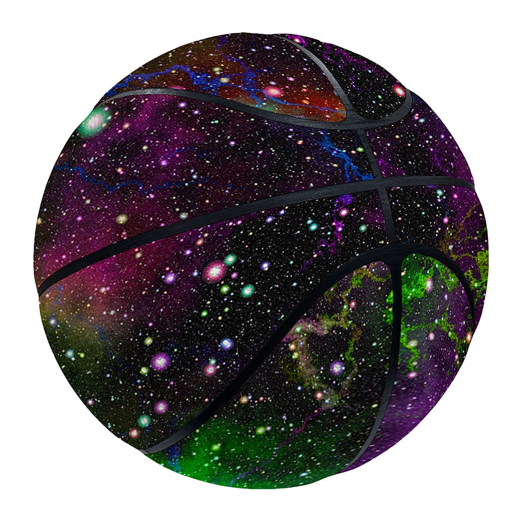 Abstract Dark Galaxy Space Print Basketball
