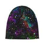 Abstract Dark Galaxy Space Print Beanie