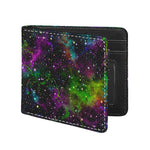 Abstract Dark Galaxy Space Print Bifold Wallet