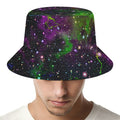 Abstract Dark Galaxy Space Print Bucket Hat