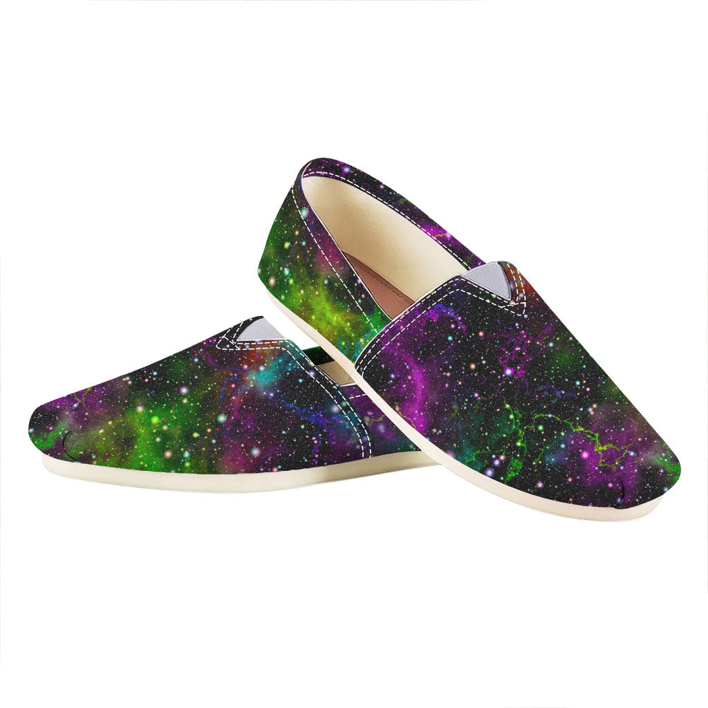 Abstract Dark Galaxy Space Print Casual Shoes