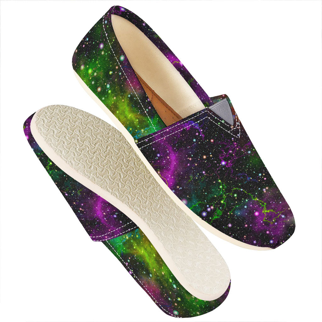 Abstract Dark Galaxy Space Print Casual Shoes
