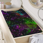 Abstract Dark Galaxy Space Print Changing Pad Cover