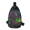 Abstract Dark Galaxy Space Print Sling Bag