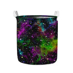 Abstract Dark Galaxy Space Print Collapsible Laundry Basket