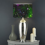 Abstract Dark Galaxy Space Print Drum Lamp Shade