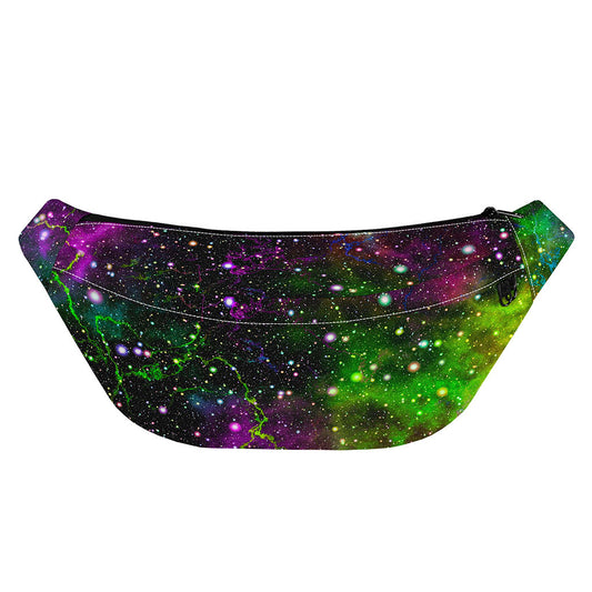 Abstract Dark Galaxy Space Print Fanny Pack