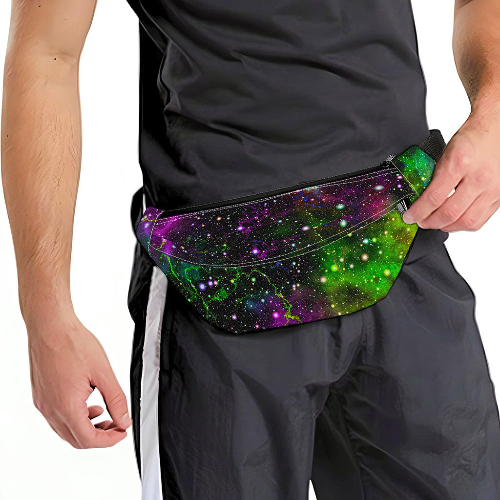 Abstract Dark Galaxy Space Print Fanny Pack
