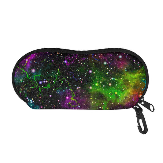 Abstract Dark Galaxy Space Print Glasses Case