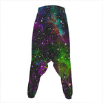 Abstract Dark Galaxy Space Print Hammer Pants